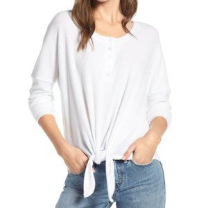 Treasure & Bond Henley Top Ribbed Size XXL